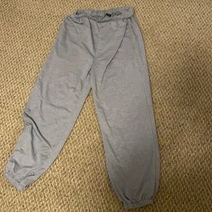 gray joggers